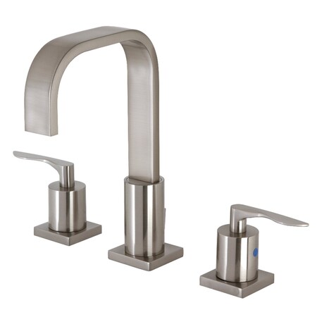 Kingston Brass FSC8968SVL Widespread Bathroom Faucet with Pop-Up Drain, Brushed Nickel FSC8968SVL